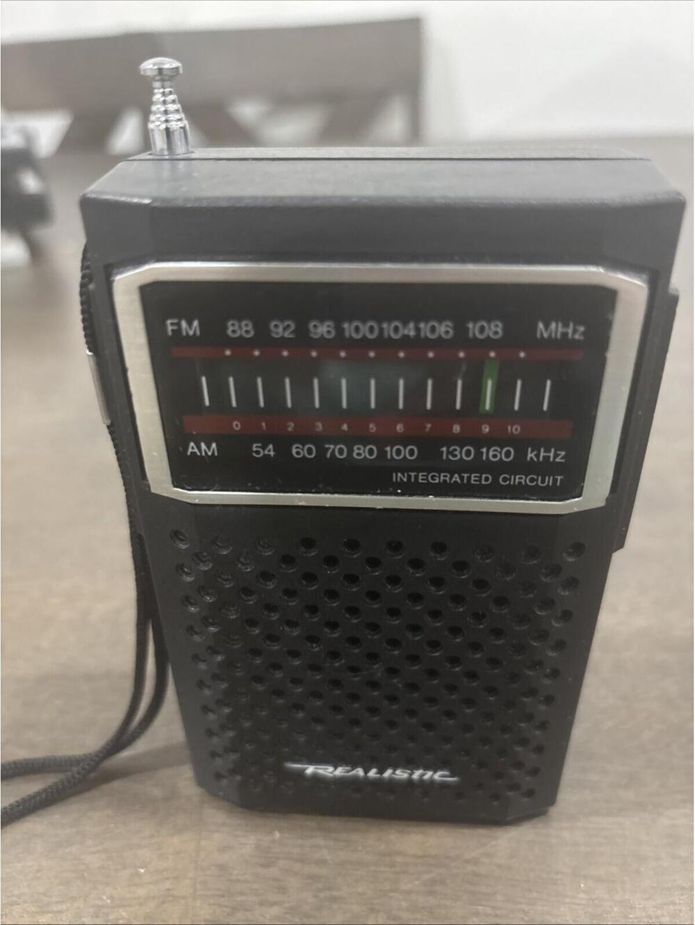 Radio…Realistic Portable Radio By Radio Shack. Vintage. [COPY]